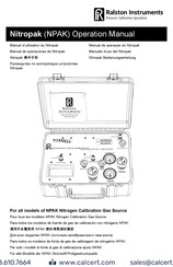 Ralston Instruments NPAK-KIT3 Operation Manual