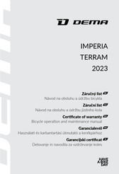 DEMA TERRAM 5 TOUR Operation And Maintenance Manual