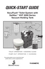 Dometic SailVac VHT 5200 Series Quick Start Manual