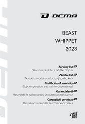 DEMA WHIPPET Operation And Maintenance Manual