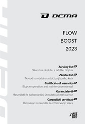 DEMA FLOW Operation And Maintenance Manual