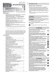 Redwall REDSCAN RLS-3060SH Installation Instructions Manual