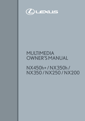 Lexus NX450h+ Owner's Manual