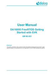 Dialog Semiconductor DA16600 User Manual