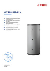 Nibe UKV 300 Kyla User's And Installer's Manual