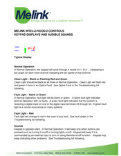 Melink INTELLI-HOOD-2 Manual