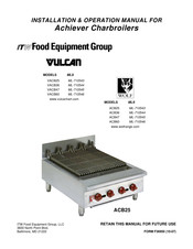 ITW Food Equipment Group Vulcan-Hart ML-710545 Installation & Operation Manual