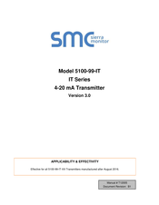 SMC Sierra Monitor 5100-99-IT Manual
