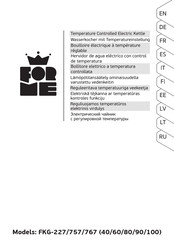 Forme FKG-767 Manual