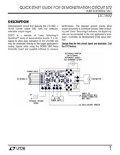 Linear Technology LTC1592 Quick Start Manual