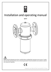 OMEGA AIR WFIf Installation And Operating Manual