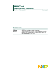 NXP Semiconductors UBA2024AP User Manual