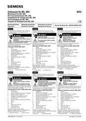 Siemens 3KX3 Operating Instructions