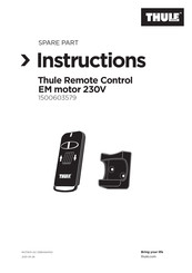 Thule 1500603579 Instructions Manual