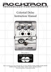 Rocktron Celestial Delay Instruction Manual