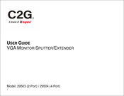LEGRAND C2G 29503 User Manual