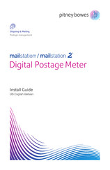 Pitney Bowes mailstation Install Manual