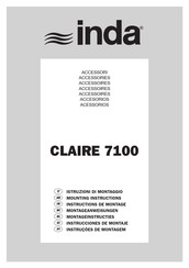Inda CLAIRE 7100 Mounting Instructions