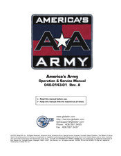 Global VR America's Army Operation & Service Manual