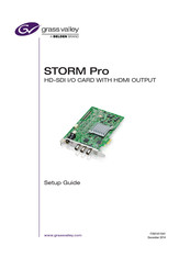 Belden grass valley STORM Pro Setup Manual