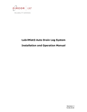 Circor LubriMist Installation And Operation Manual