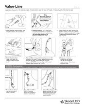 Sloanled Value-Line 701269-WLX-MB Installation Manual