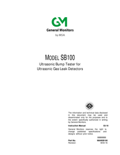 MSA General Monitors SB100 Instruction Manual