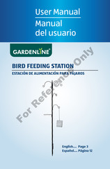 Gardenline BIRD FEEDING STATION User Manual