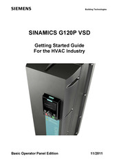 Siemens SINAMICS G120P VSD Getting Started Manual