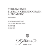 H. Moser & Cie STREAMLINER 6902 Operating Instructions Manual