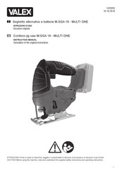 Valex MULTI ONE M-SGA 18 Instruction Manual