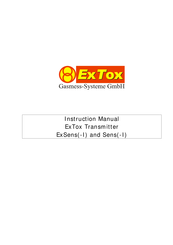 Extron electronics ExSens Instruction Manual