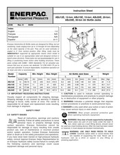 Enerpac ABJ20E Instruction Sheet