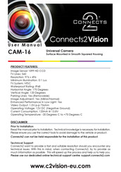 Connects2 Vision CAM-16 User Manual