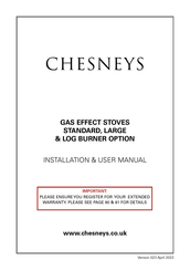 Chesney's SHOREDITCH Installation & User Manual