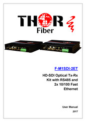 Thor Fiber F-M1SDI-2ET User Manual