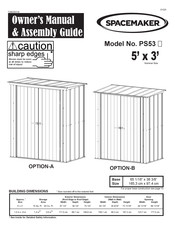 SPACEMAKER PS53 Owner's Manual & Assembly Manual
