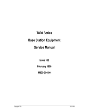 Tait T830 Series Service Manual