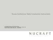 Nucraft Tavola Conference Table Installation Instructions Manual