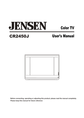 Jensen CR2450J User Manual