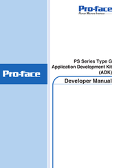 Pro-face PS600G-T11-J1 Developer's Manual