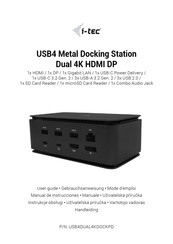 I-Tec USB4DUAL4KDOCKPD User Manual