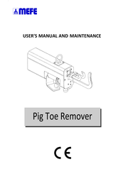 MEFE CAT 206 PTR User Manual And Maintenance