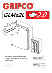 Grifco GLMe2LN Installation And User Manual