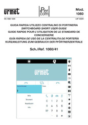 urmet domus 1060/41 Short User Manual