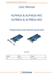 Digigram ALP442e-MIC User Manual