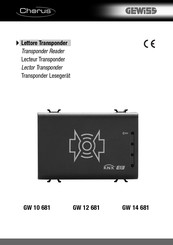 Gewiss Chorus GW 14 681 Manual