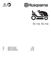 Husqvarna TC 114 Operator's Manual