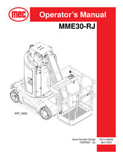 Mec MME30-RJ Operator's Manual