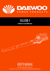 Daewoo DALLB18-1 User Manual